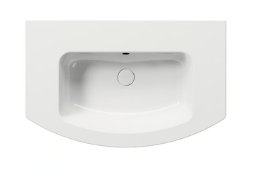 PURA 82 - Ceramic washbasin with towel rail by GSI ceramica - view 3